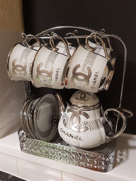 chanel tea cups|chanel tea cup set.